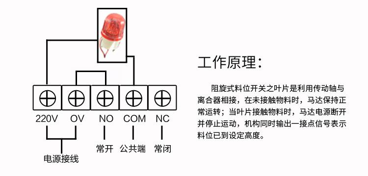 阻旋料位开关，阻旋料位开关控制电路！